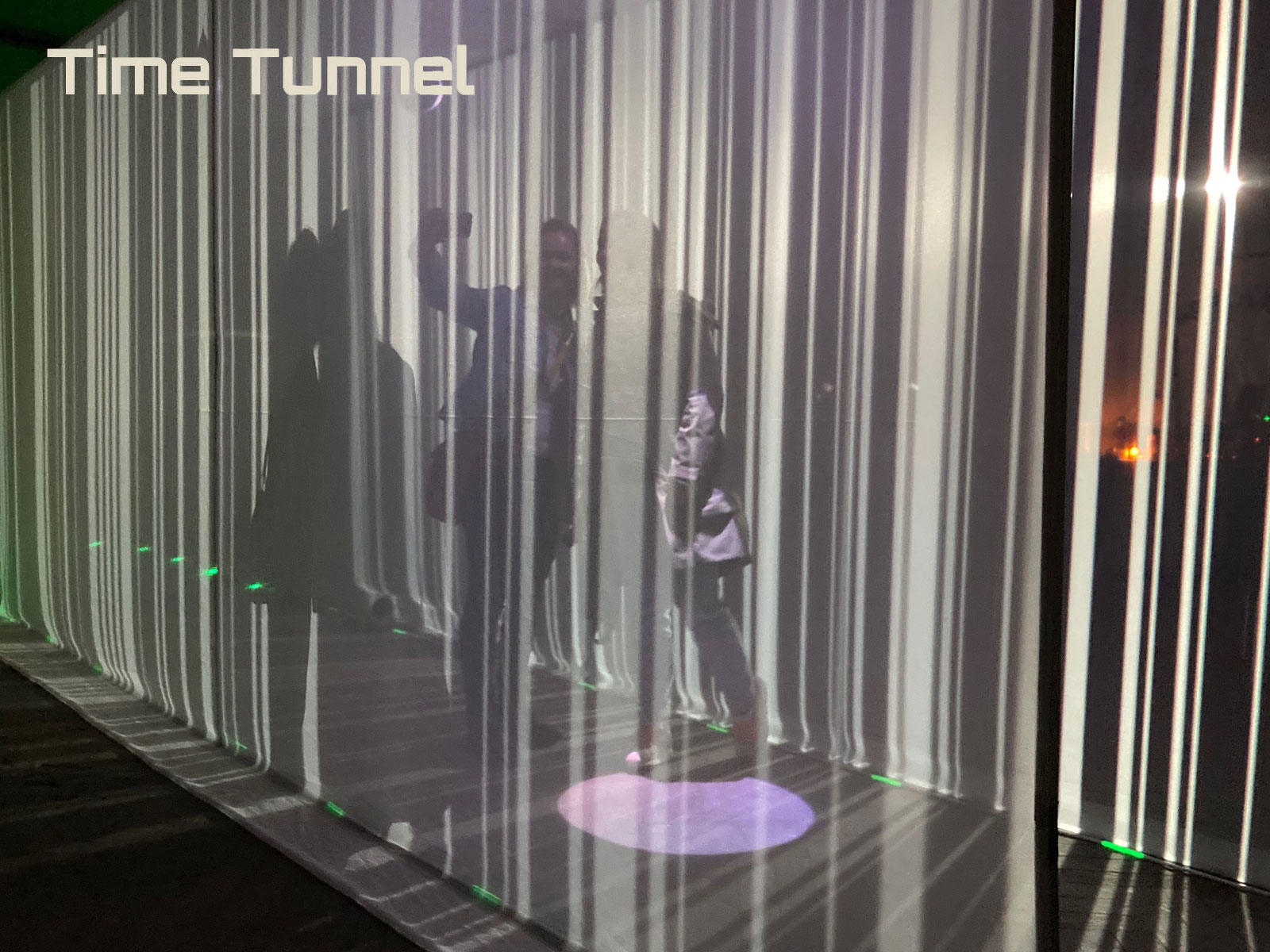 KORONA Lichtplanung | Time Tunnel Live-Licht- und Klangperformance